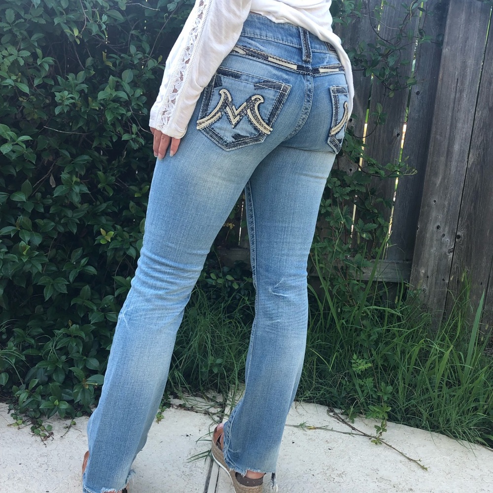 boot cut miss me jeans. “The M series”, x102 IBR